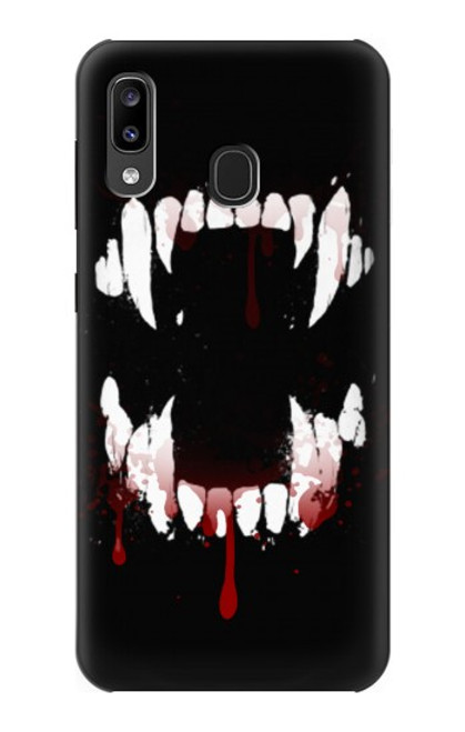 S3527 吸血鬼の歯 Vampire Teeth Bloodstain Samsung Galaxy A20, Galaxy A30 バックケース、フリップケース・カバー
