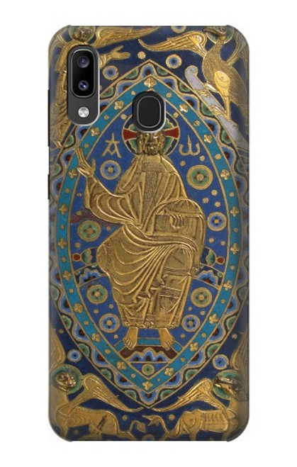 S3620 ブックカバーキリスト Book Cover Christ Majesty Samsung Galaxy A20, Galaxy A30 バックケース、フリップケース・カバー