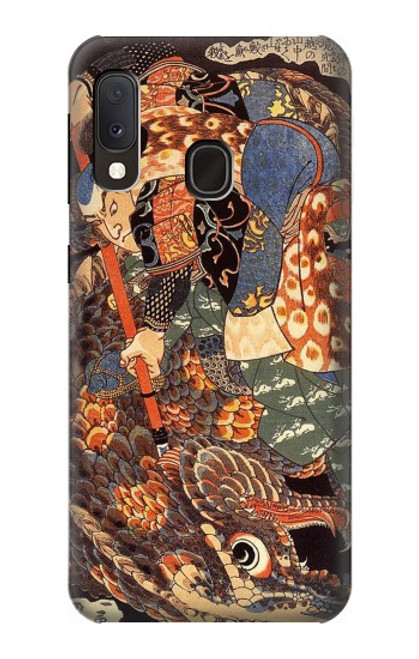 S0914 宮本・武蔵 Ronin Miyamoto Musashi Samsung Galaxy A20e バックケース、フリップケース・カバー