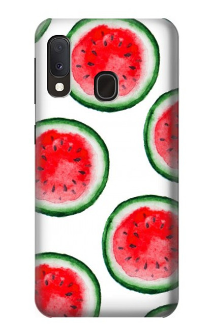 S3236 スイカパターン Watermelon Pattern Samsung Galaxy A20e バックケース、フリップケース・カバー