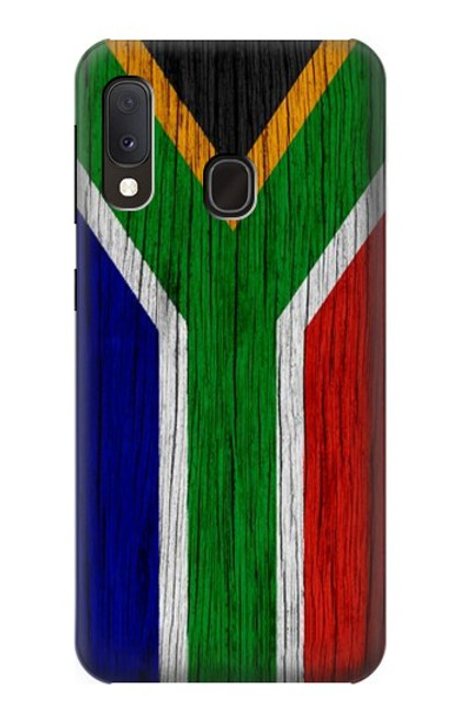 S3464 南アフリカの国旗 South Africa Flag Samsung Galaxy A20e バックケース、フリップケース・カバー