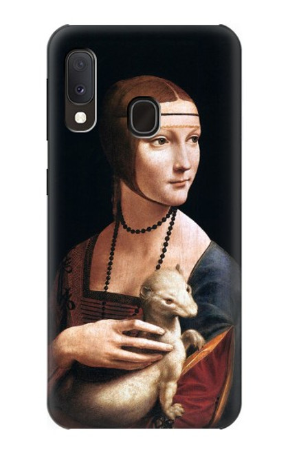 S3471 エルミン・レオナルド・ダ・ヴィンチ Lady Ermine Leonardo da Vinci Samsung Galaxy A20e バックケース、フリップケース・カバー