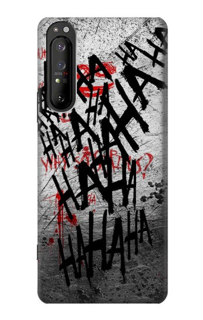 S3073 ジョーカー ハハハ・ブラッド・スプラッシュ Joker Hahaha Blood Splash Sony Xperia 1 II バックケース、フリップケース・カバー