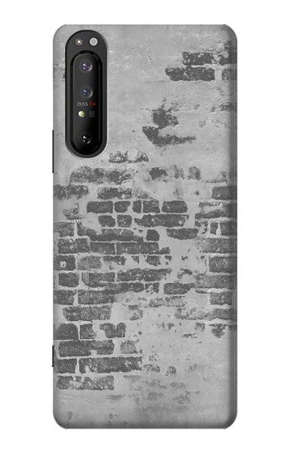 S3093 古いレンガの壁 Old Brick Wall Sony Xperia 1 II バックケース、フリップケース・カバー