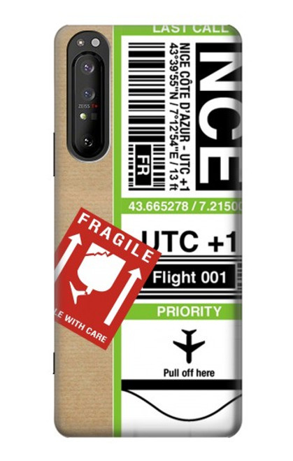 S3543 荷物タグアート Luggage Tag Art Sony Xperia 1 II バックケース、フリップケース・カバー