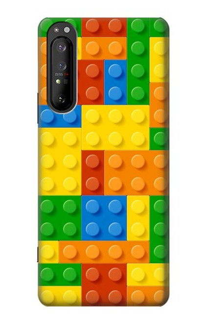 S3595 レンガのおもちゃ Brick Toy Sony Xperia 1 II バックケース、フリップケース・カバー