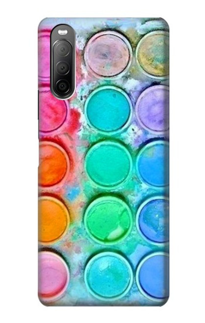 S3235 水彩ミキシング Watercolor Mixing Sony Xperia 10 II バックケース、フリップケース・カバー