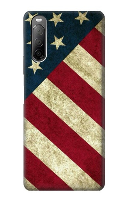 S3295 米国の国旗 US National Flag Sony Xperia 10 II バックケース、フリップケース・カバー