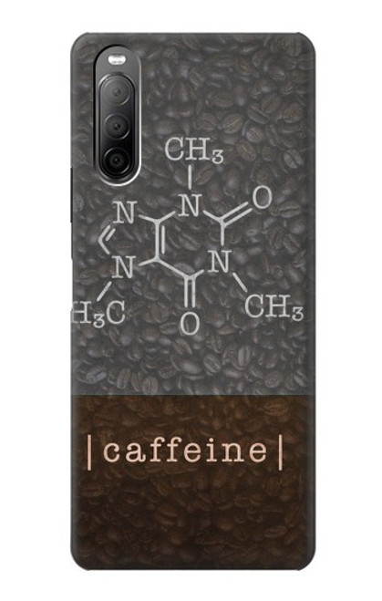 S3475 カフェイン分子 Caffeine Molecular Sony Xperia 10 II バックケース、フリップケース・カバー