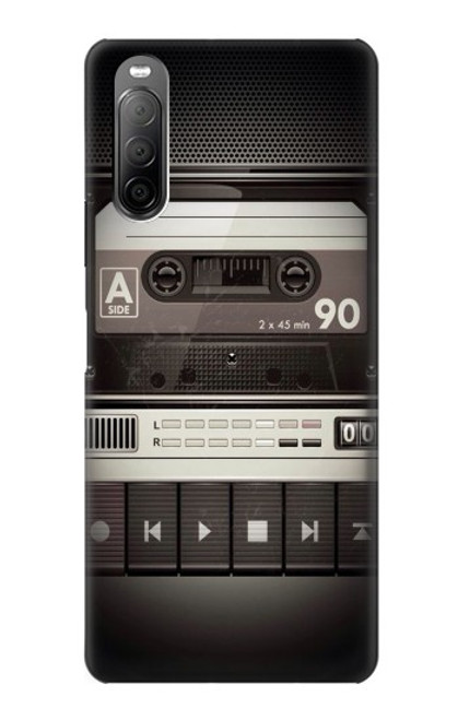 S3501 ビンテージカセットプレーヤー Vintage Cassette Player Sony Xperia 10 II バックケース、フリップケース・カバー