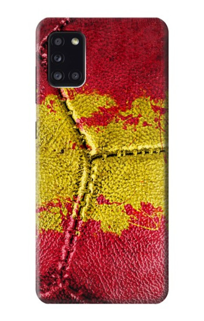 S3315 スペインの旗ビンテージフットボールのグラフィック Spain Flag Vintage Football Graphic Samsung Galaxy A31 バックケース、フリップケース・カバー