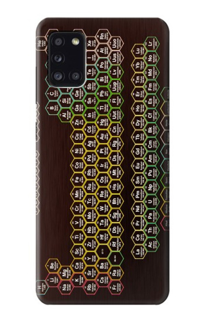 S3544 ネオンハニカム周期表 Neon Honeycomb Periodic Table Samsung Galaxy A31 バックケース、フリップケース・カバー
