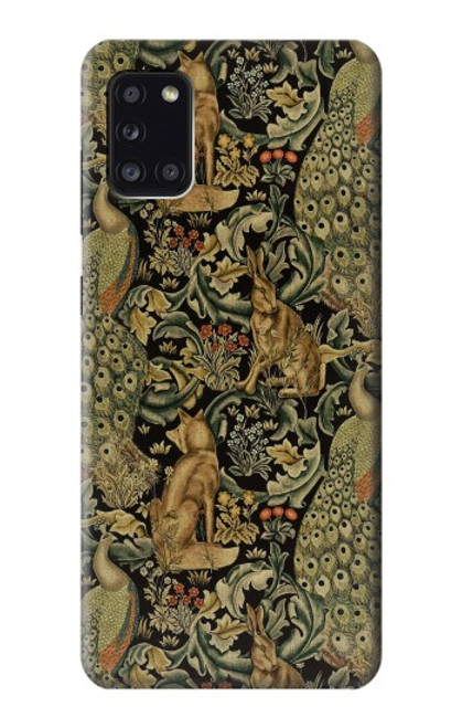 S3661 ウィリアム・モリス・フォレスト・ベルベット William Morris Forest Velvet Samsung Galaxy A31 バックケース、フリップケース・カバー