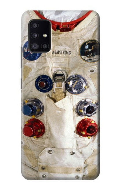 S2639 ニール・アームストロングホワイト宇宙飛行士の宇宙服 Neil Armstrong White Astronaut Space Suit Samsung Galaxy A41 バックケース、フリップケース・カバー