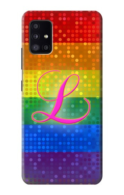 S2900 レインボーLGBTレズビアンプライド旗 Rainbow LGBT Lesbian Pride Flag Samsung Galaxy A41 バックケース、フリップケース・カバー