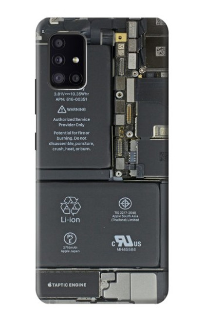 S3467 携帯電話の中のグラフィック Inside Mobile Phone Graphic Samsung Galaxy A41 バックケース、フリップケース・カバー