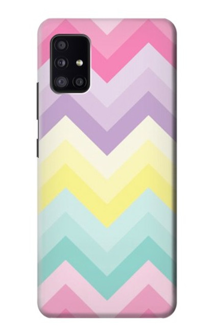 S3514 虹色ジグザグ Rainbow Zigzag Samsung Galaxy A41 バックケース、フリップケース・カバー