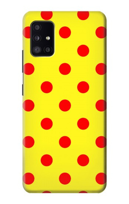 S3526 赤い水玉 Red Spot Polka Dot Samsung Galaxy A41 バックケース、フリップケース・カバー