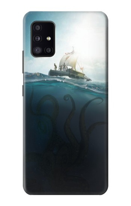 S3540 巨大なタコ Giant Octopus Samsung Galaxy A41 バックケース、フリップケース・カバー