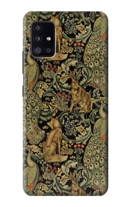 S3661 ウィリアム・モリス・フォレスト・ベルベット William Morris Forest Velvet Samsung Galaxy A41 バックケース、フリップケース・カバー