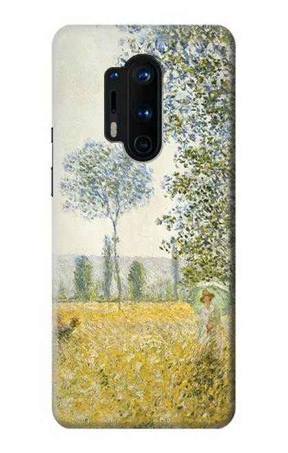 S2682 クロード・モネ 春の野 Claude Monet Fields In Spring OnePlus 8 Pro バックケース、フリップケース・カバー