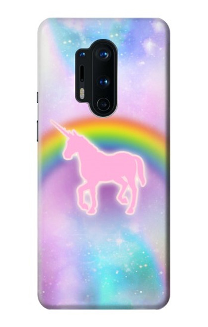 S3070 レインボーユニコーンパステル Rainbow Unicorn Pastel Sky OnePlus 8 Pro バックケース、フリップケース・カバー
