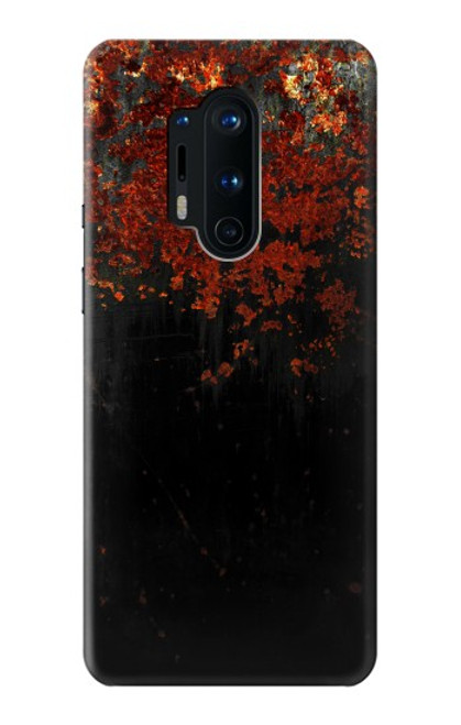 S3071 錆びたテクスチャグラフィック Rusted Metal Texture Graphic OnePlus 8 Pro バックケース、フリップケース・カバー
