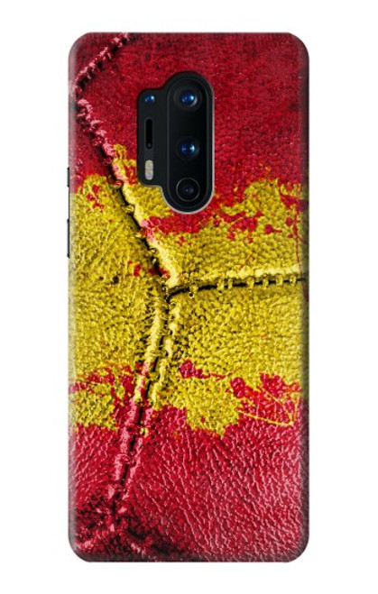 S3315 スペインの旗ビンテージフットボールのグラフィック Spain Flag Vintage Football Graphic OnePlus 8 Pro バックケース、フリップケース・カバー