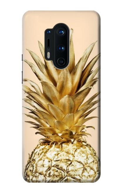 S3490 ゴールドパイナップル Gold Pineapple OnePlus 8 Pro バックケース、フリップケース・カバー