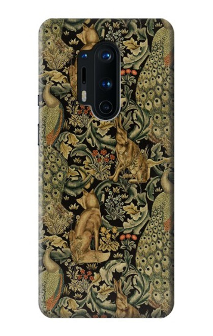 S3661 ウィリアム・モリス・フォレスト・ベルベット William Morris Forest Velvet OnePlus 8 Pro バックケース、フリップケース・カバー