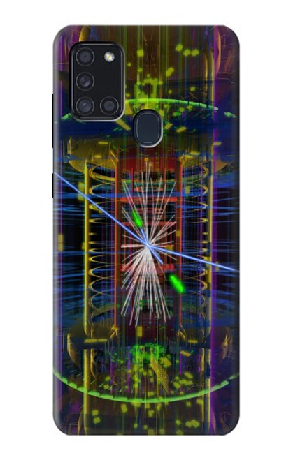 S3545 量子粒子衝突 Quantum Particle Collision Samsung Galaxy A21s バックケース、フリップケース・カバー