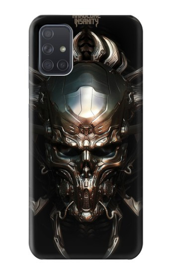 S1027 メタルスカル Hardcore Metal Skull Samsung Galaxy A71 5G バックケース、フリップケース・カバー
