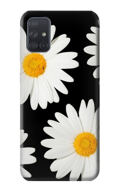 S2477 デイジーの花 Daisy flower Samsung Galaxy A71 5G バックケース、フリップケース・カバー