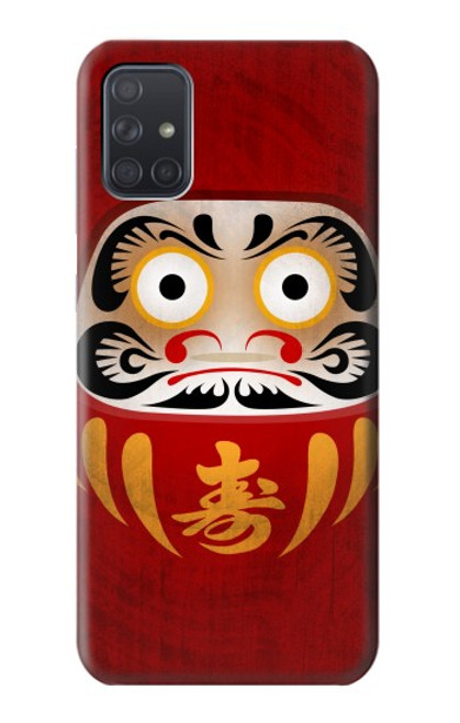 S3023 ダルマ Japan Good Luck Daruma Doll Samsung Galaxy A71 5G バックケース、フリップケース・カバー