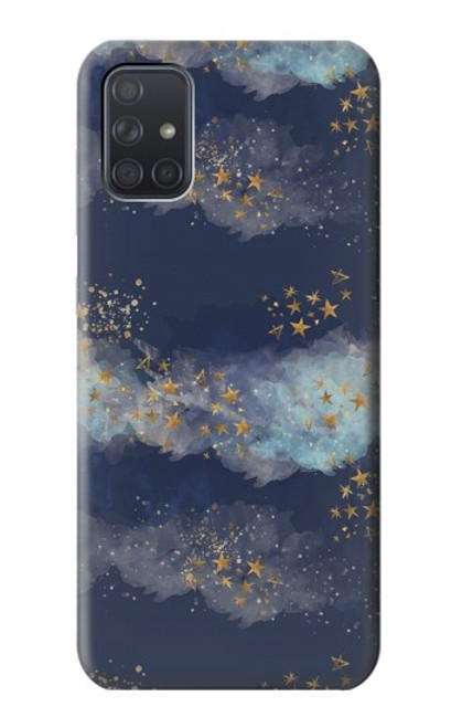 S3364 金星空 Gold Star Sky Samsung Galaxy A71 5G バックケース、フリップケース・カバー