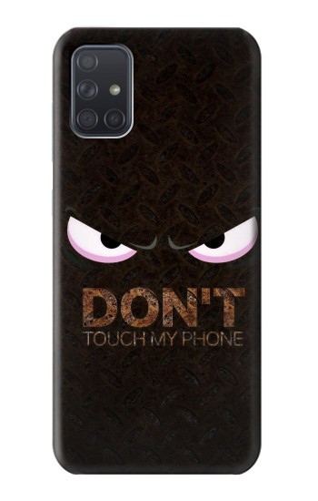 S3412 私の携帯に触るな Do Not Touch My Phone Samsung Galaxy A71 5G バックケース、フリップケース・カバー