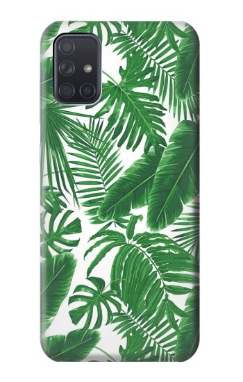 S3457 ペーパーパームモンステラ Paper Palm Monstera Samsung Galaxy A71 5G バックケース、フリップケース・カバー