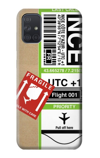S3543 荷物タグアート Luggage Tag Art Samsung Galaxy A71 5G バックケース、フリップケース・カバー