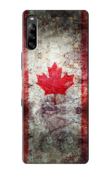 S2490 カナダメープルリーフ旗 Canada Maple Leaf Flag Texture Sony Xperia L4 バックケース、フリップケース・カバー
