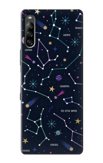 S3220 スターマップ星座星座 Star Map Zodiac Constellations Sony Xperia L4 バックケース、フリップケース・カバー