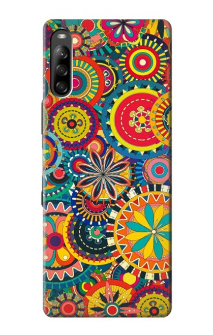 S3272 カラフルなパターン Colorful Pattern Sony Xperia L4 バックケース、フリップケース・カバー