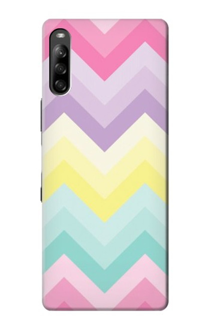 S3514 虹色ジグザグ Rainbow Zigzag Sony Xperia L4 バックケース、フリップケース・カバー