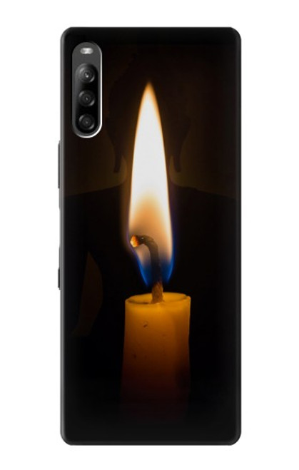 S3530 仏 Buddha Candle Burning Sony Xperia L4 バックケース、フリップケース・カバー