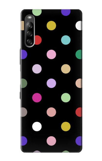 S3532 カラフルな水玉 Colorful Polka Dot Sony Xperia L4 バックケース、フリップケース・カバー