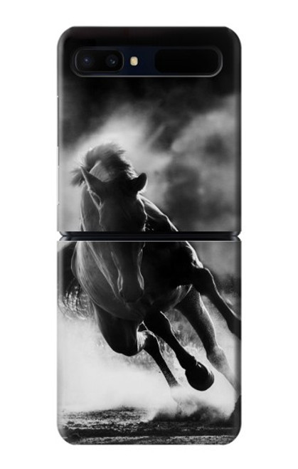 S1860 走る馬 Running Horse Samsung Galaxy Z Flip 5G バックケース、フリップケース・カバー
