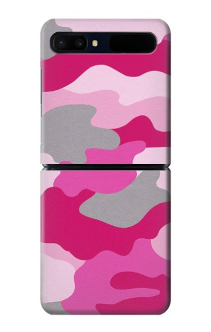 S2525 ンク迷彩 Pink Camo Camouflage Samsung Galaxy Z Flip 5G バックケース、フリップケース・カバー