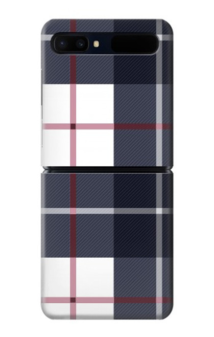 S3452 チェック柄 Plaid Fabric Pattern Samsung Galaxy Z Flip 5G バックケース、フリップケース・カバー