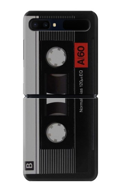 S3516 ビンテージカセットテープ Vintage Cassette Tape Samsung Galaxy Z Flip 5G バックケース、フリップケース・カバー