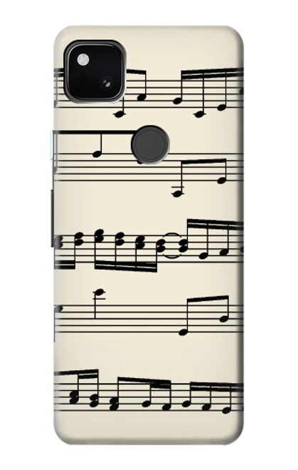 S3082 音楽シート Music Sheet Google Pixel 4a バックケース、フリップケース・カバー