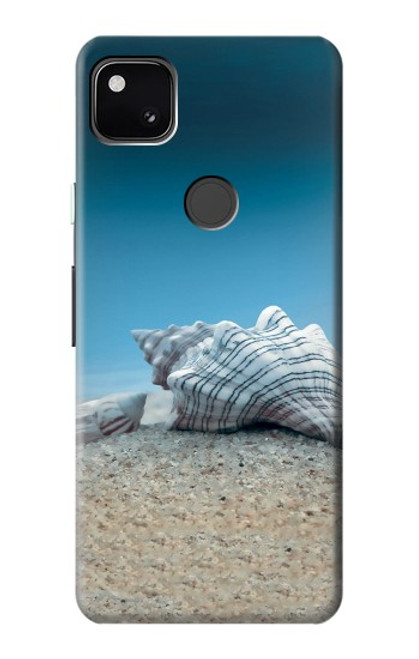 S3213 海 海の貝殻 Sea Shells Under the Sea Google Pixel 4a バックケース、フリップケース・カバー